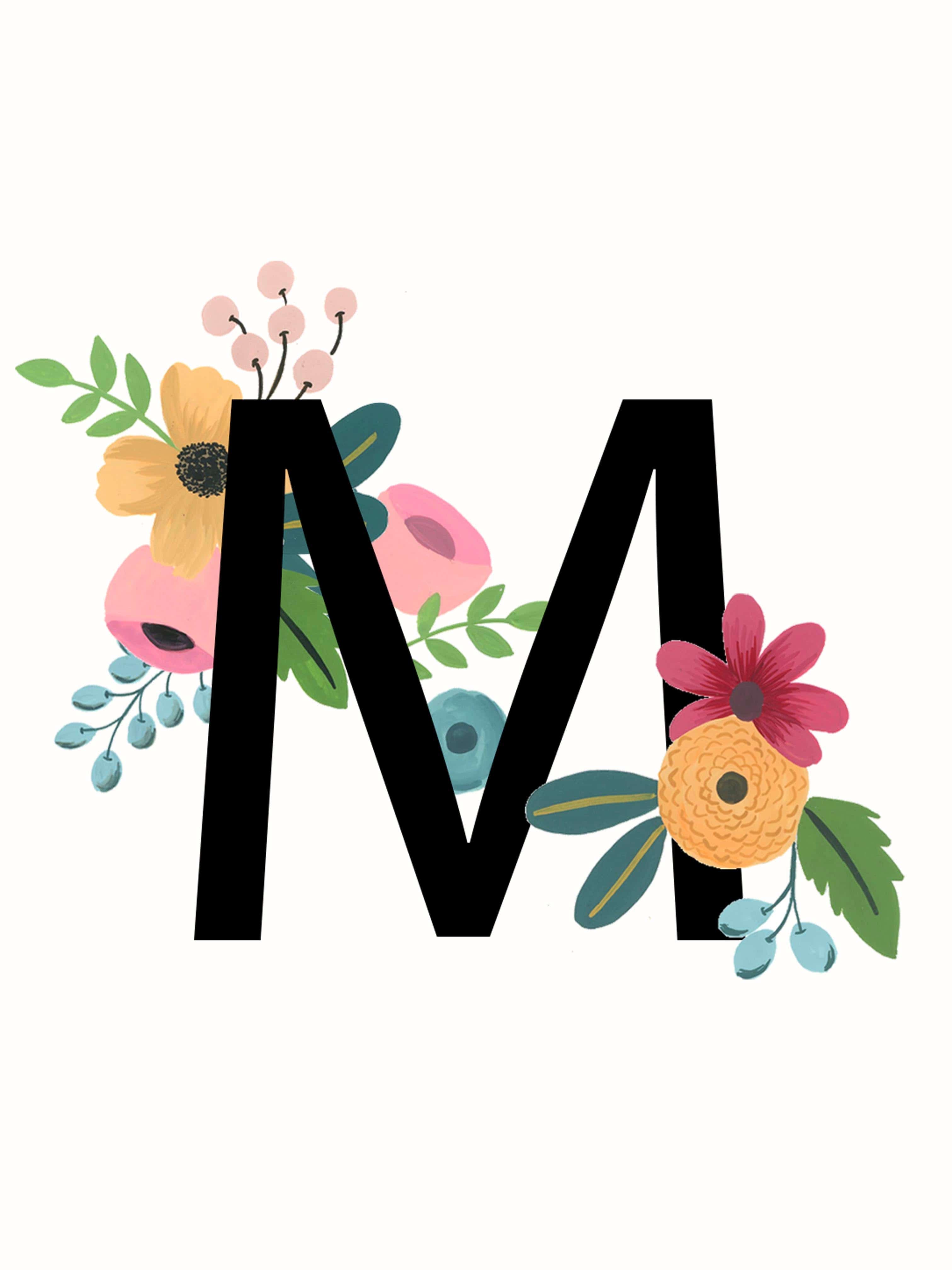 Fleur Monogram Mug - The Spring Palette
