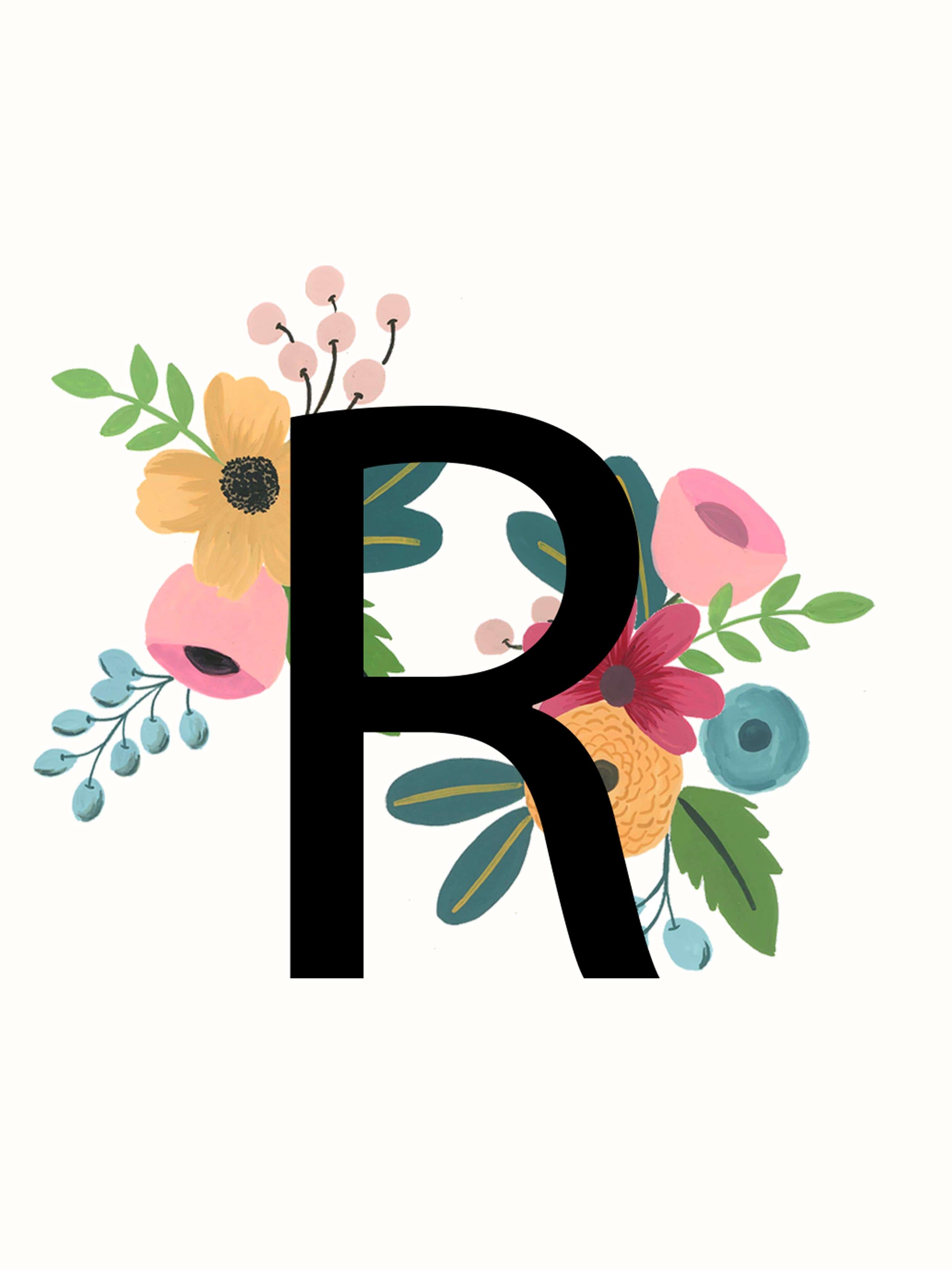 Fleur Monogram Mug - The Spring Palette