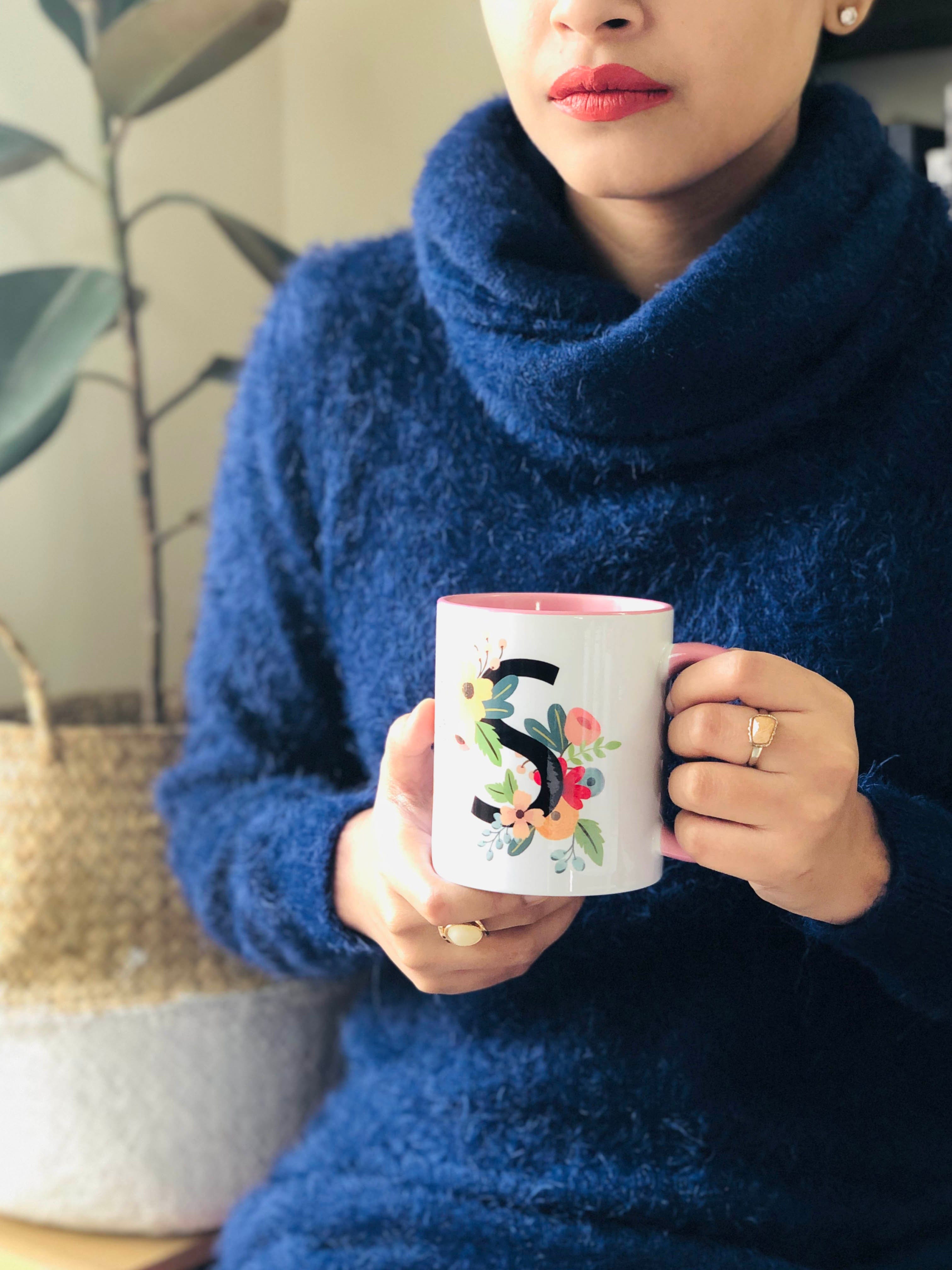 Fleur Monogram Mug - The Spring Palette