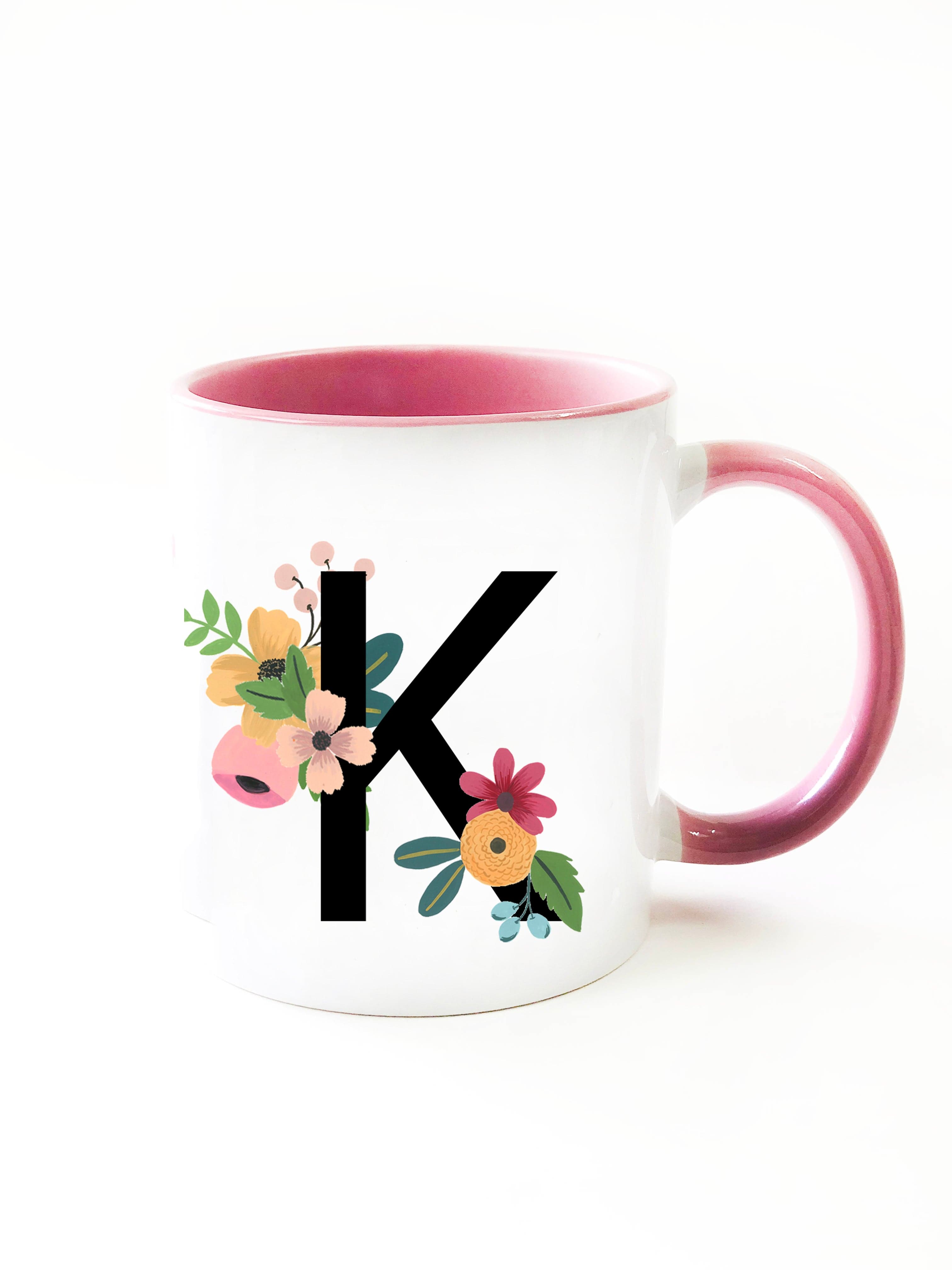Fleur Monogram Mug - The Spring Palette