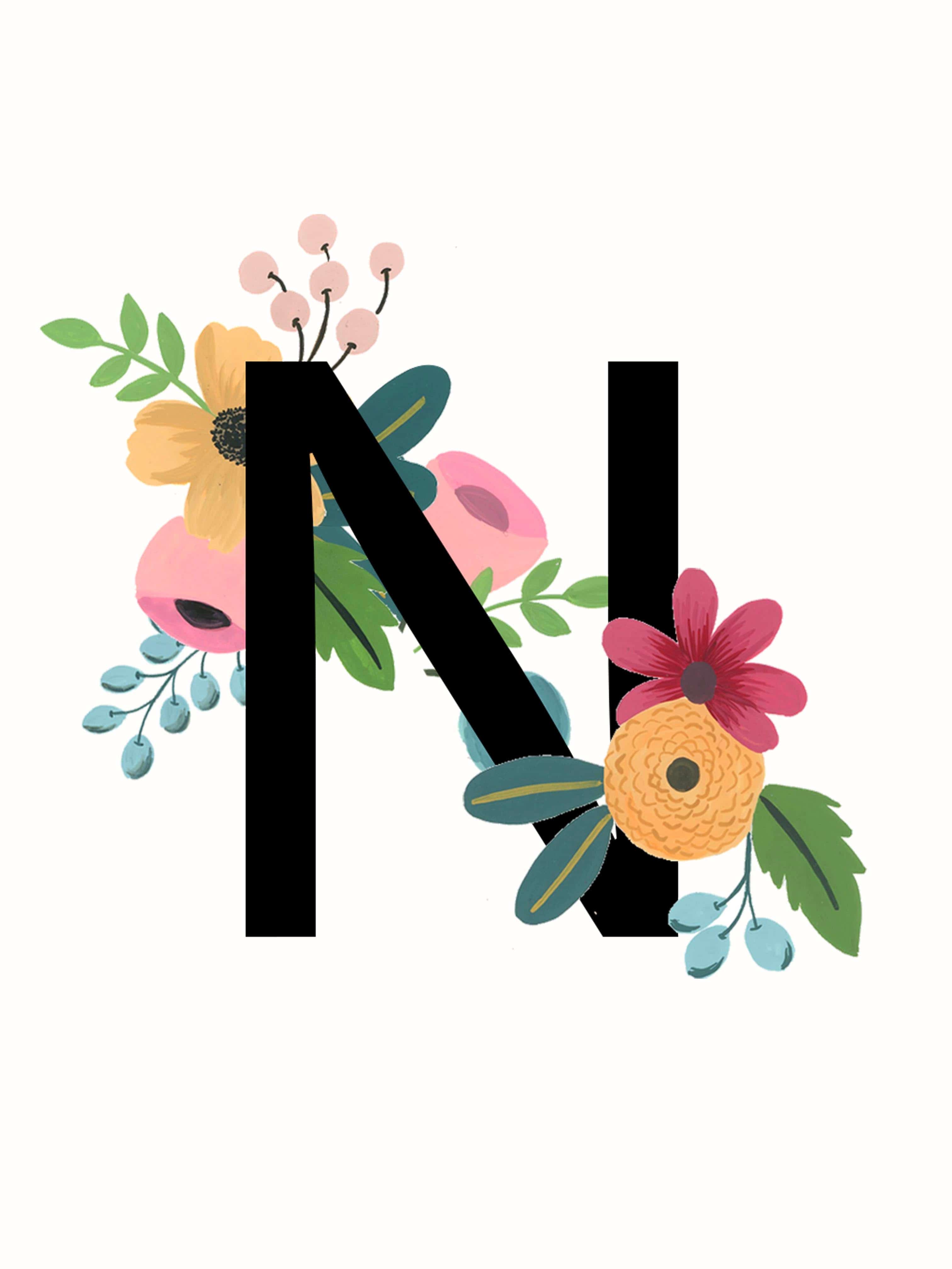 Fleur Monogram Mug - The Spring Palette