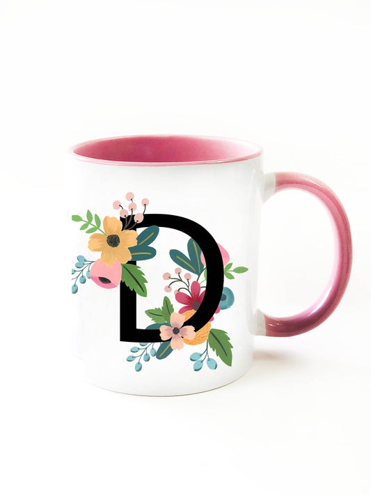 Fleur Monogram Mug - The Spring Palette
