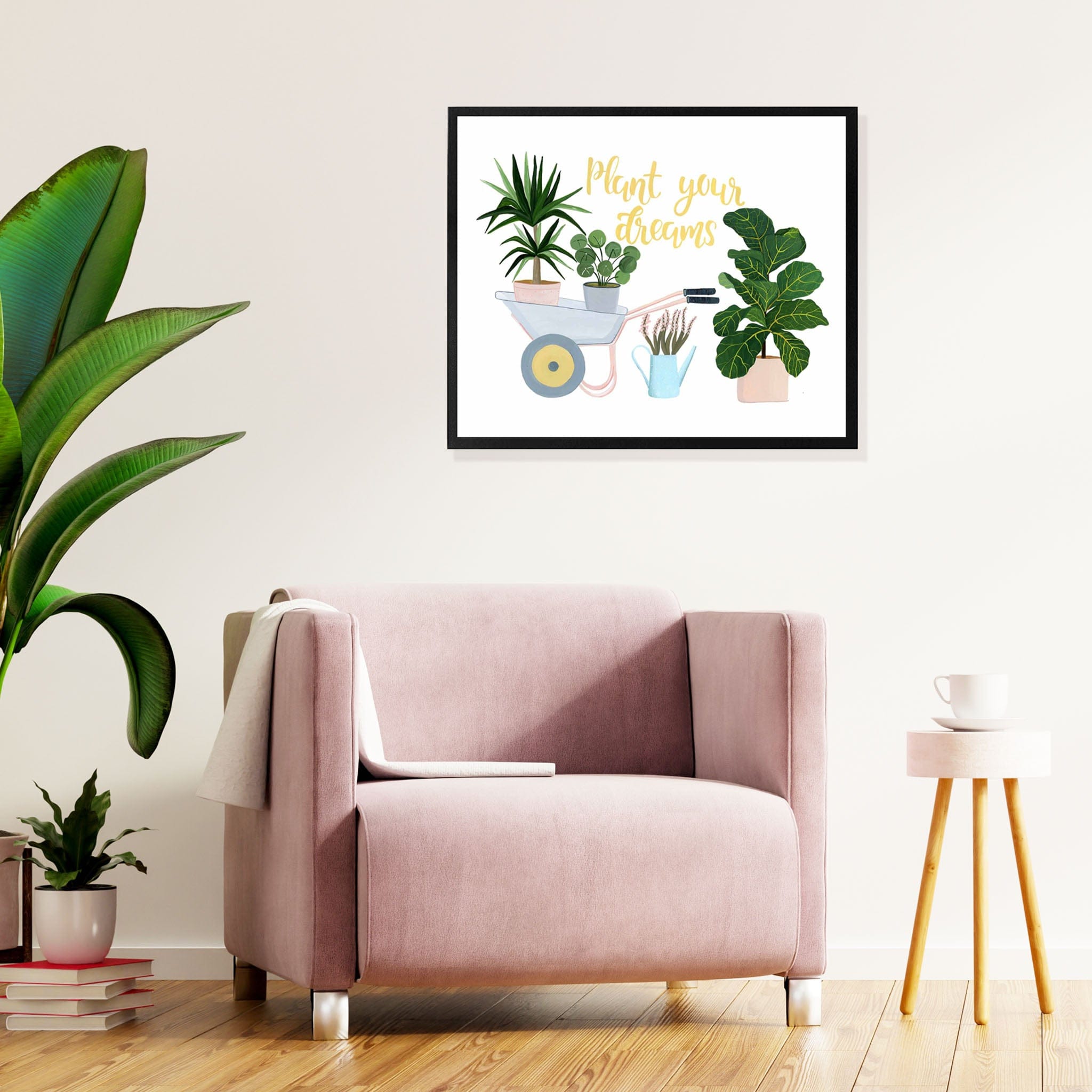 THE SPRING PALETTE Art Print (Framed option) Plant your dreams Art Print | Wall Art