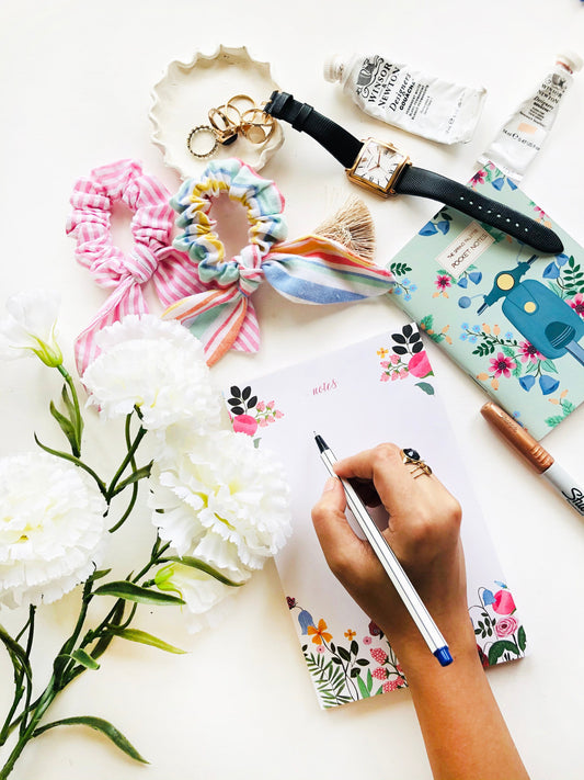 THE SPRING PALETTE Prairie Notepad