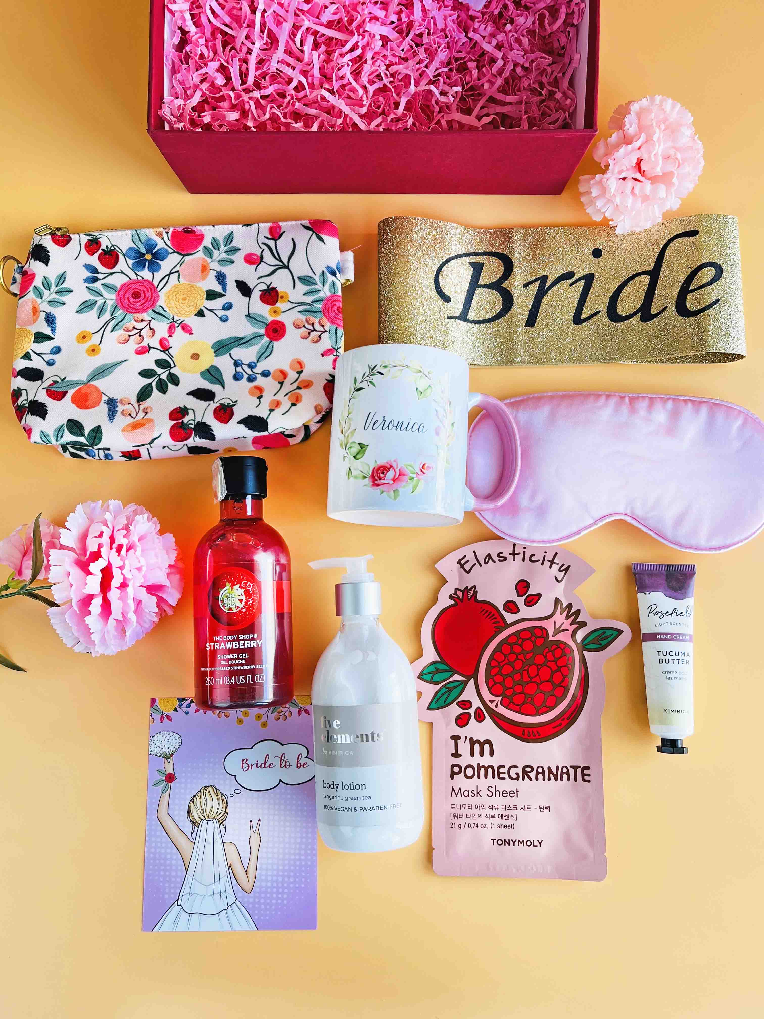 The Spring Palette Gift Prettiest Bride Ever Gift Hamper