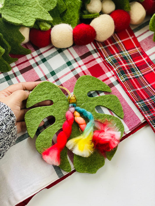 Pretty Monstera Ornament - The Spring Palette