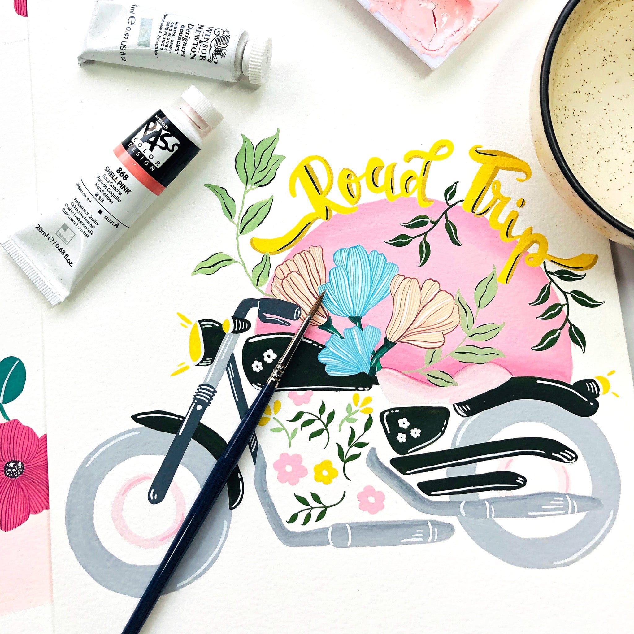 Road Trip Art Print | Wall Art - The Spring Palette