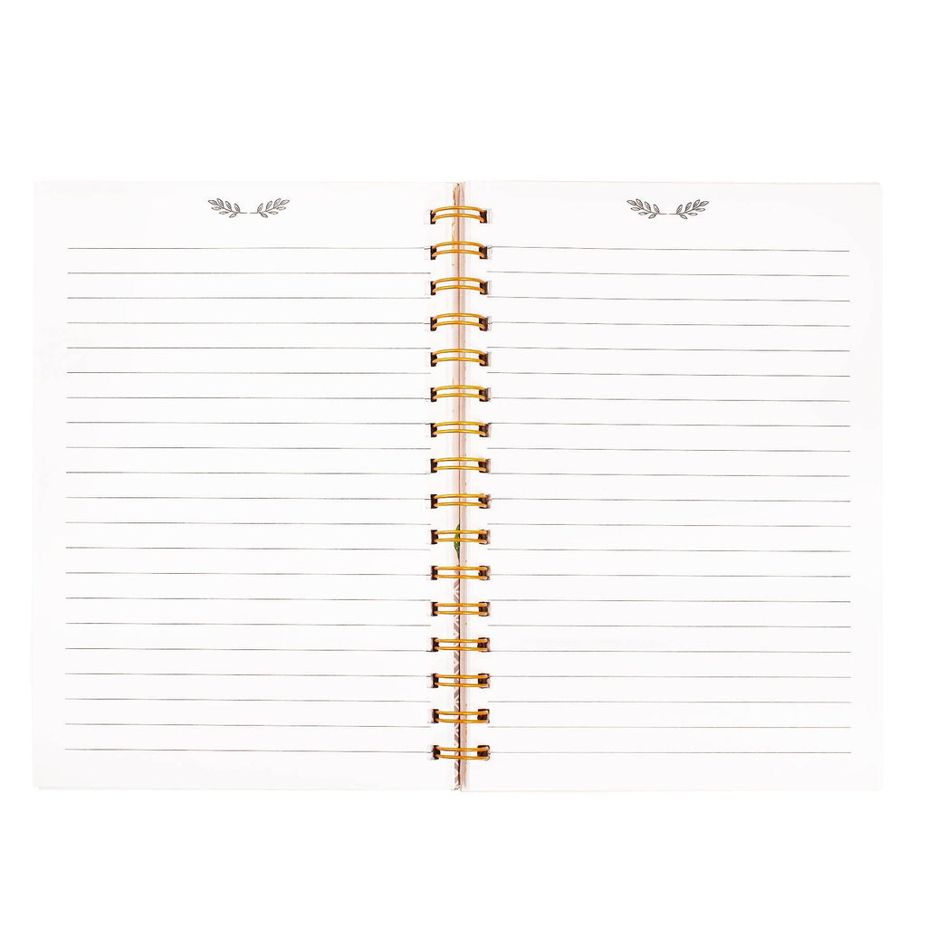 THE SPRING PALETTE Stationery Ruled You are Enough Hard-bound Spiral Notebook