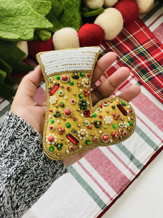 Santas Boots Ornament - The Spring Palette