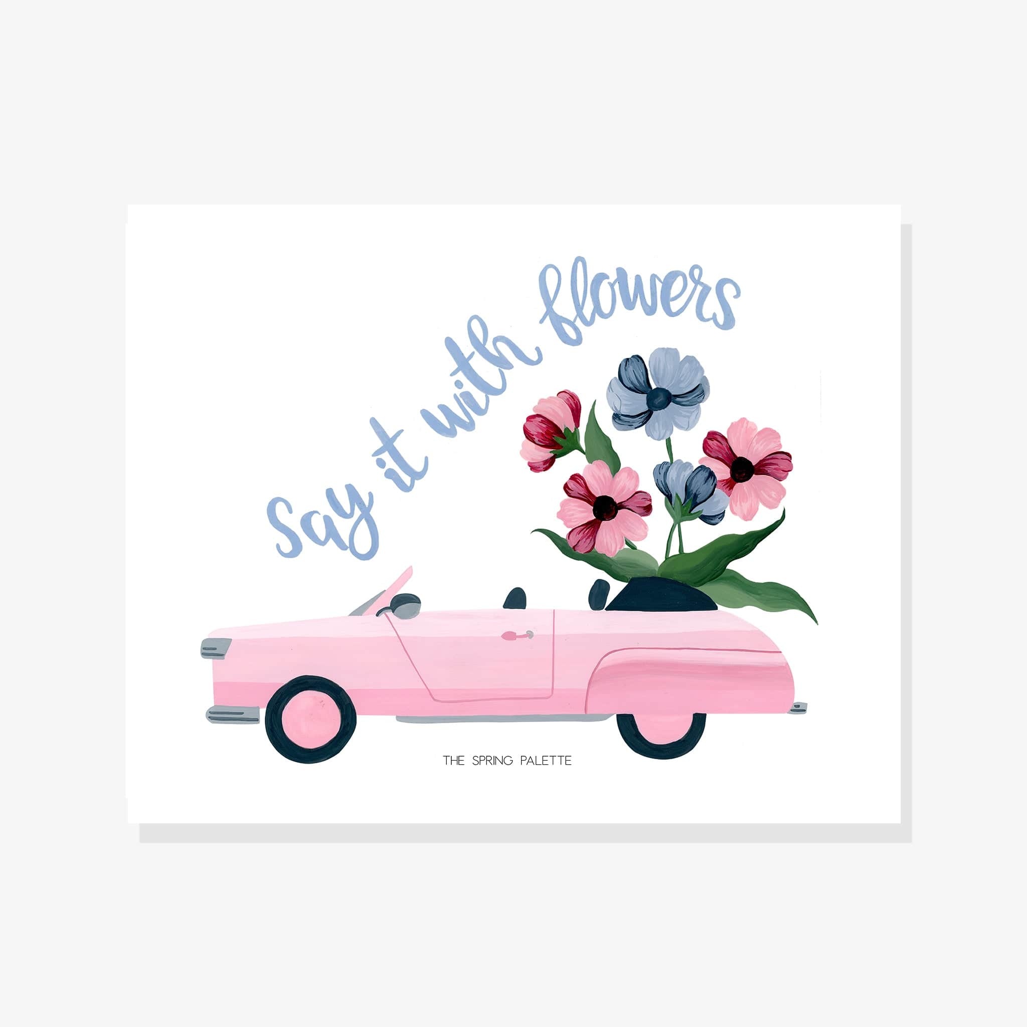 Say it with flowers Art Print | Wall Art - The Spring Palette