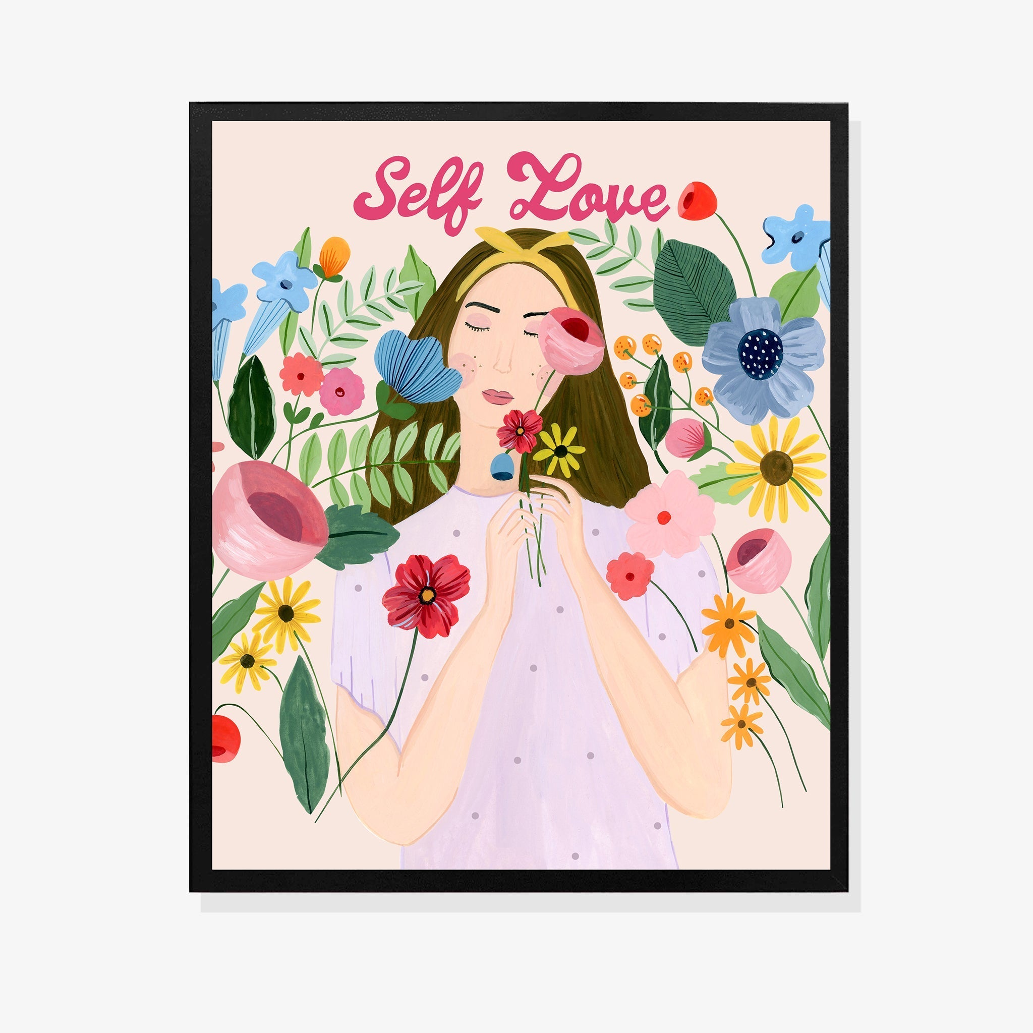 THE SPRING PALETTE Art Print (Framed option) Self Love Art Print | Wall Art