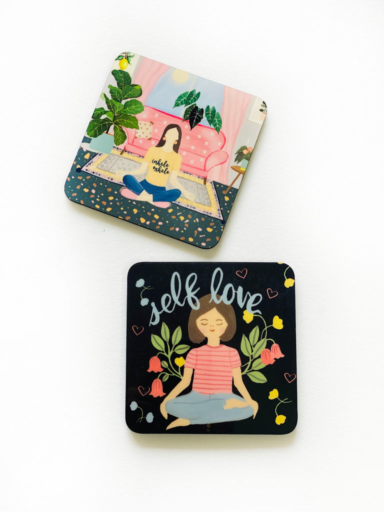 Self Love Coasters (Set of 4) - The Spring Palette