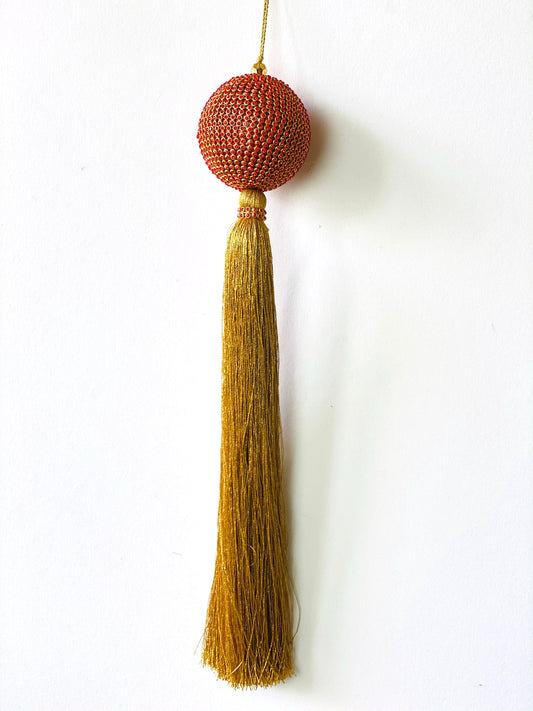 Sequin Red Ball Ornament (Small) - The Spring Palette