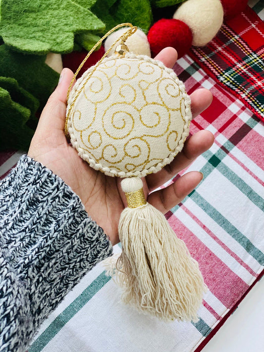 Swirl Pattern Ornament - The Spring Palette