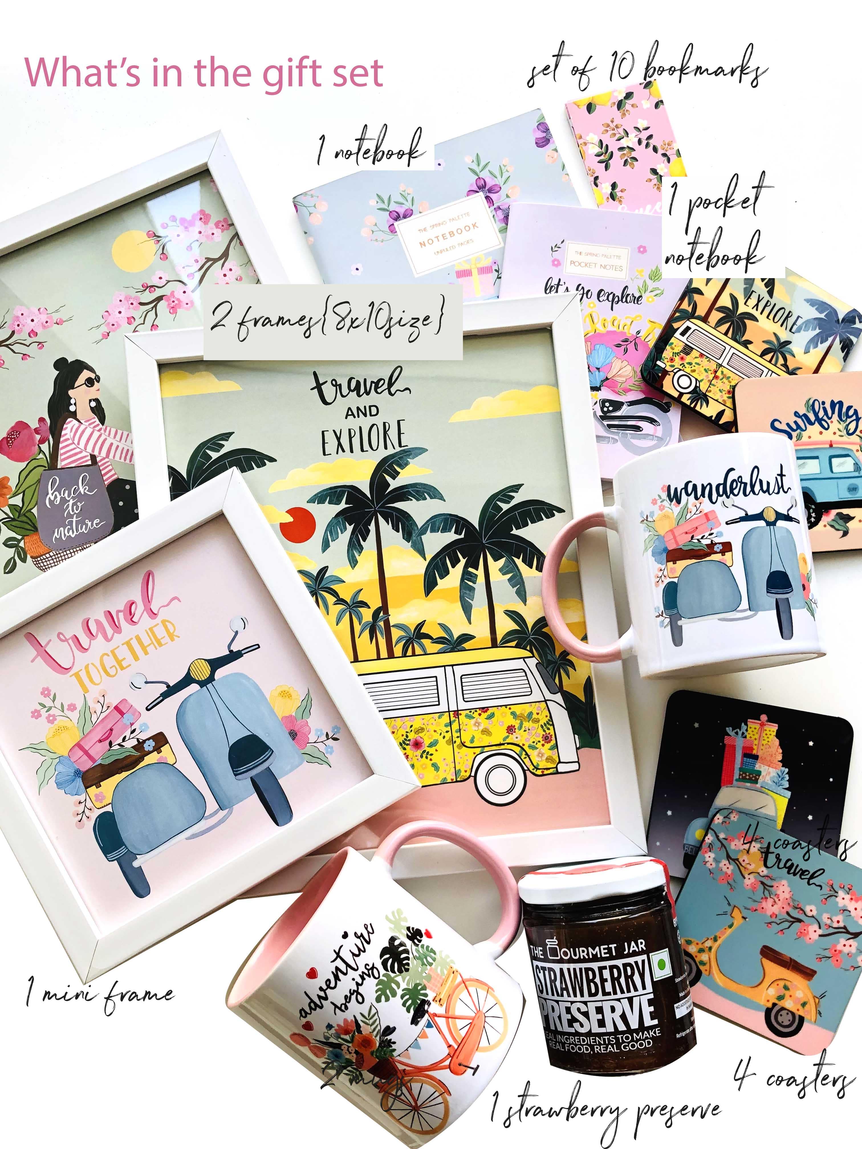 The Spring Palette Gift Travel Lovers Mega Gift Set