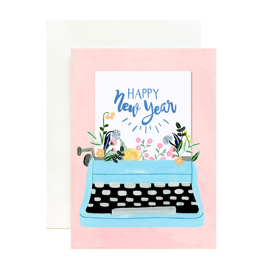 Typewriter Greeting Card - The Spring Palette