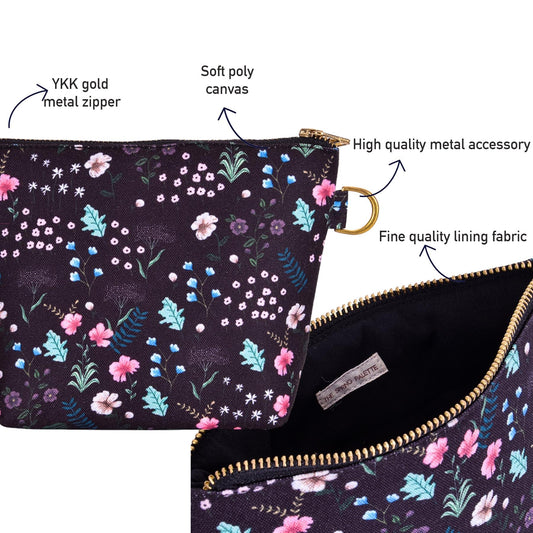The Spring Palette Pouch Winter Bloom Clutch Pouch