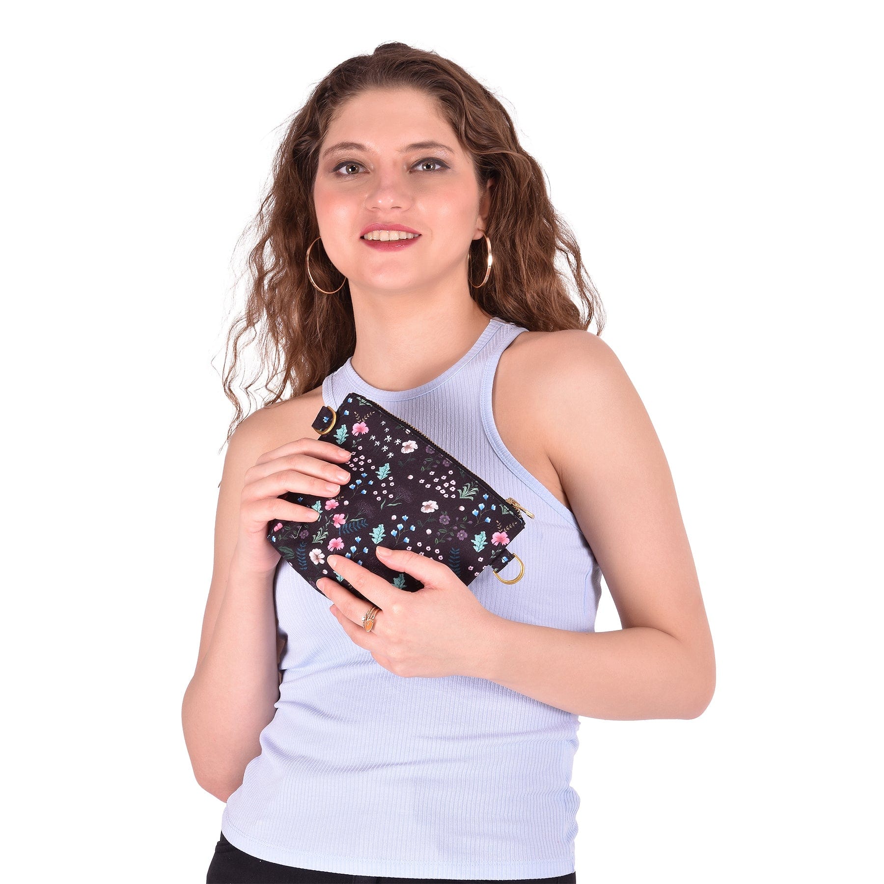 The Spring Palette Pouch Winter Bloom Clutch Pouch