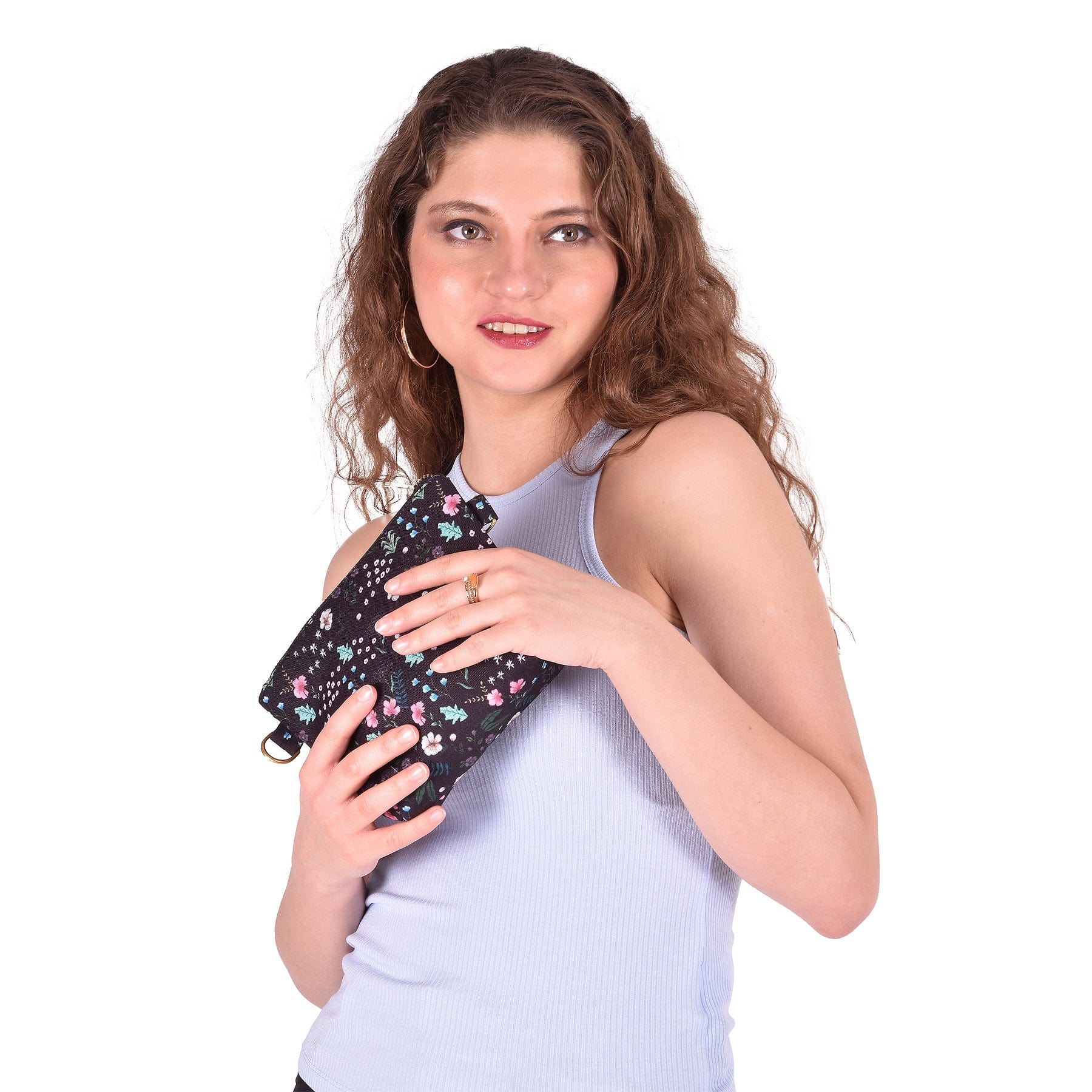 The Spring Palette Pouch Winter Bloom Clutch Pouch