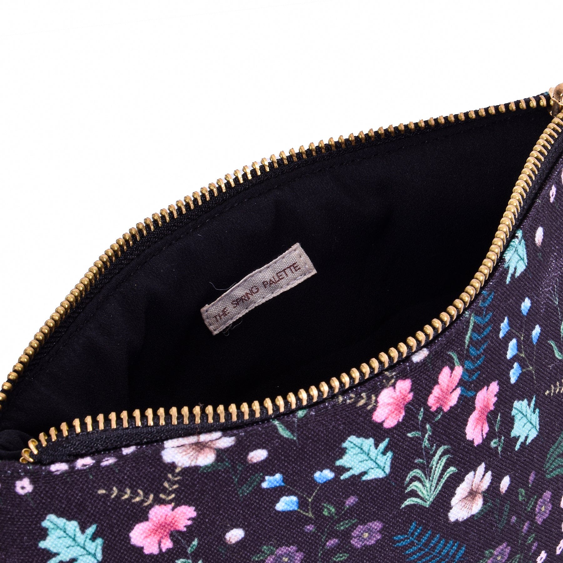 The Spring Palette Pouch Winter Bloom Flat Pouch