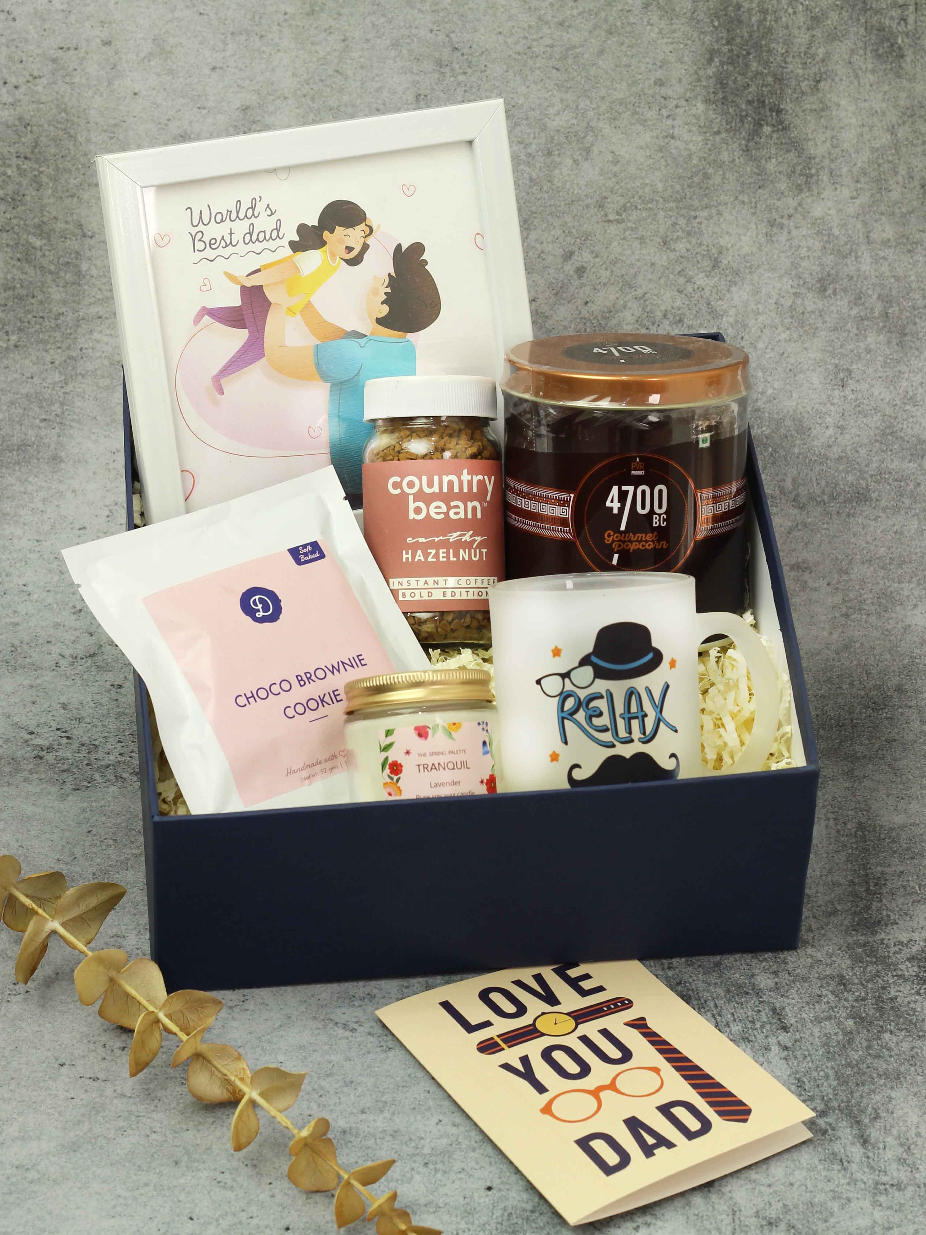 The Spring Palette Gift World's Best Dad Gift Hamper