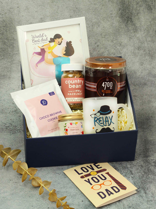 The Spring Palette Gift World's Best Dad Gift Hamper